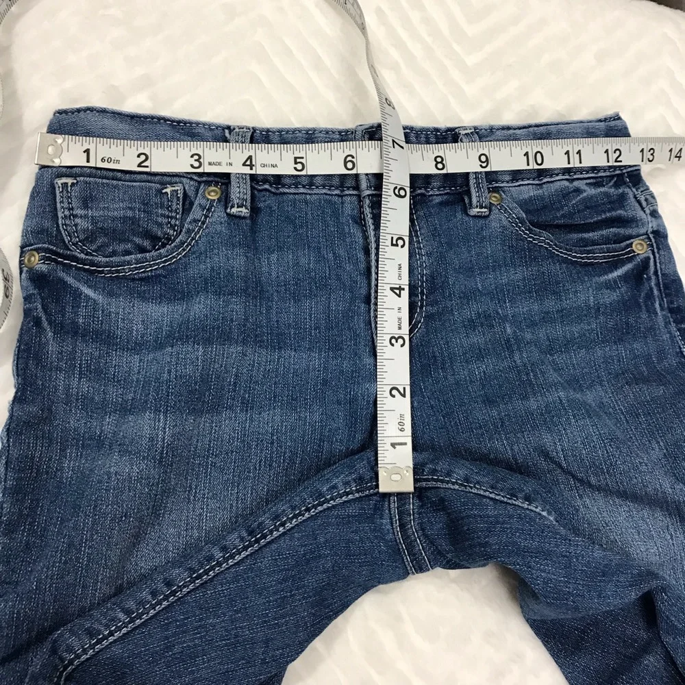 GAP Kids Denim‎ Cropped Jeans Classic Blue size 10 adjustable waist